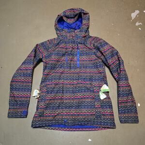 Burton Snowboarding DryRide Aztec Printed Horizon Jacket Women's‎ Size Medium